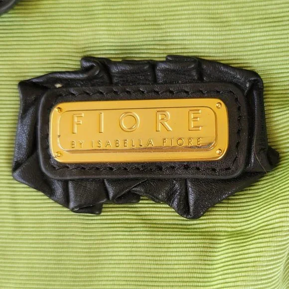 ISABELLA FIORE Black Leather Floral Shoulder Bag - Picture 5 of 9